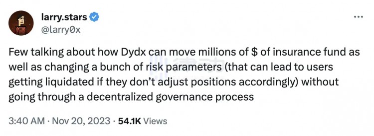 由于YFI暴跌，5000万美元头寸被强平，dYdX清算机制受到社区质疑